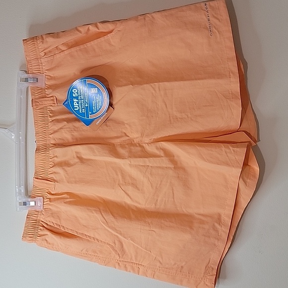 Men's Columbia Backcast III Swim Water Shorts, Bright Nectar, Large, NWT - Picture 3 of 7